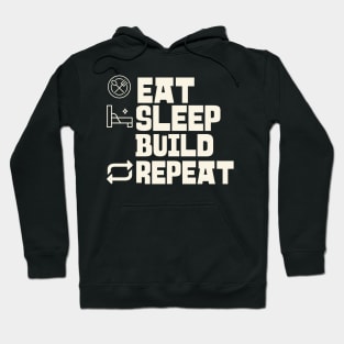 Eat Sleep Build Repeat Hoodie